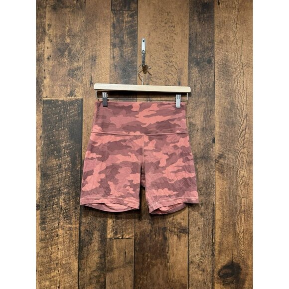 Lululemon Align Short 6" Heritage 365 Camo Brier Rose Multi Sz 8 - Picture 2 of 5
